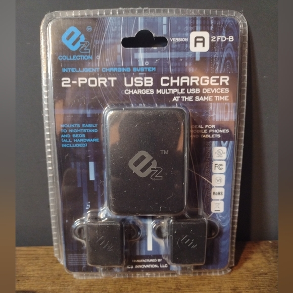 EZ Collection Smart Charging System 2 Port USB Charger Version A 2 FD-B - Picture 1 of 3